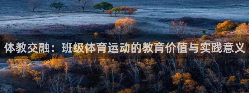 风速体育app下载安装最新版本：体教交融：班级体育运动的教育价值与实践意义